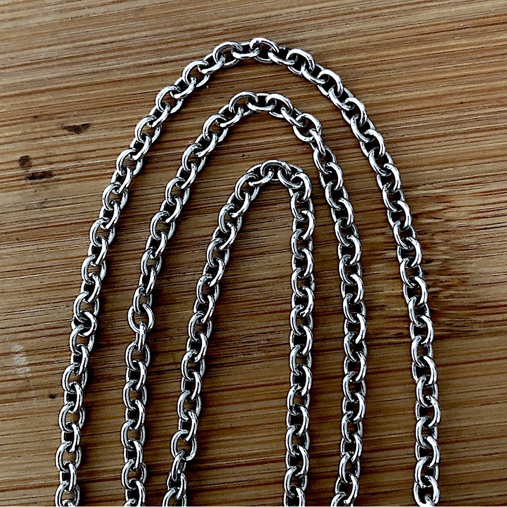 $58 Nicky Butler Estate Chain Sterling 24" 12.2 Grams Marked NB 925 INDIA - Picture 4 of 5